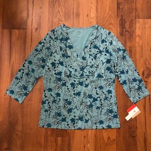 Croft & Barrow Floral Top
